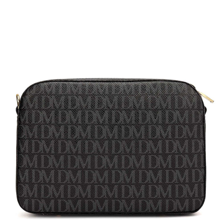 Small Monogram Franzy Leather Sling - Black