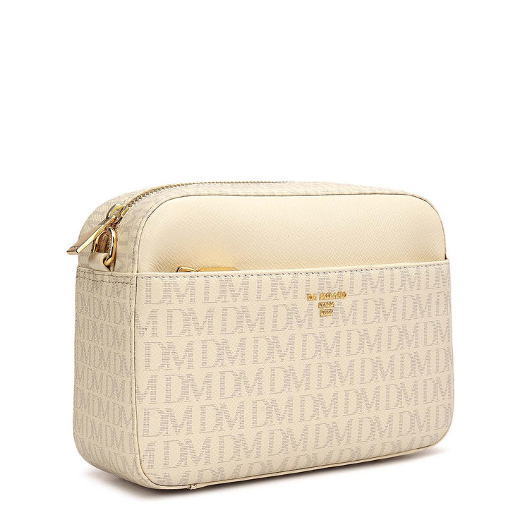 Small Monogram Franzy Leather Sling - Marshmallow