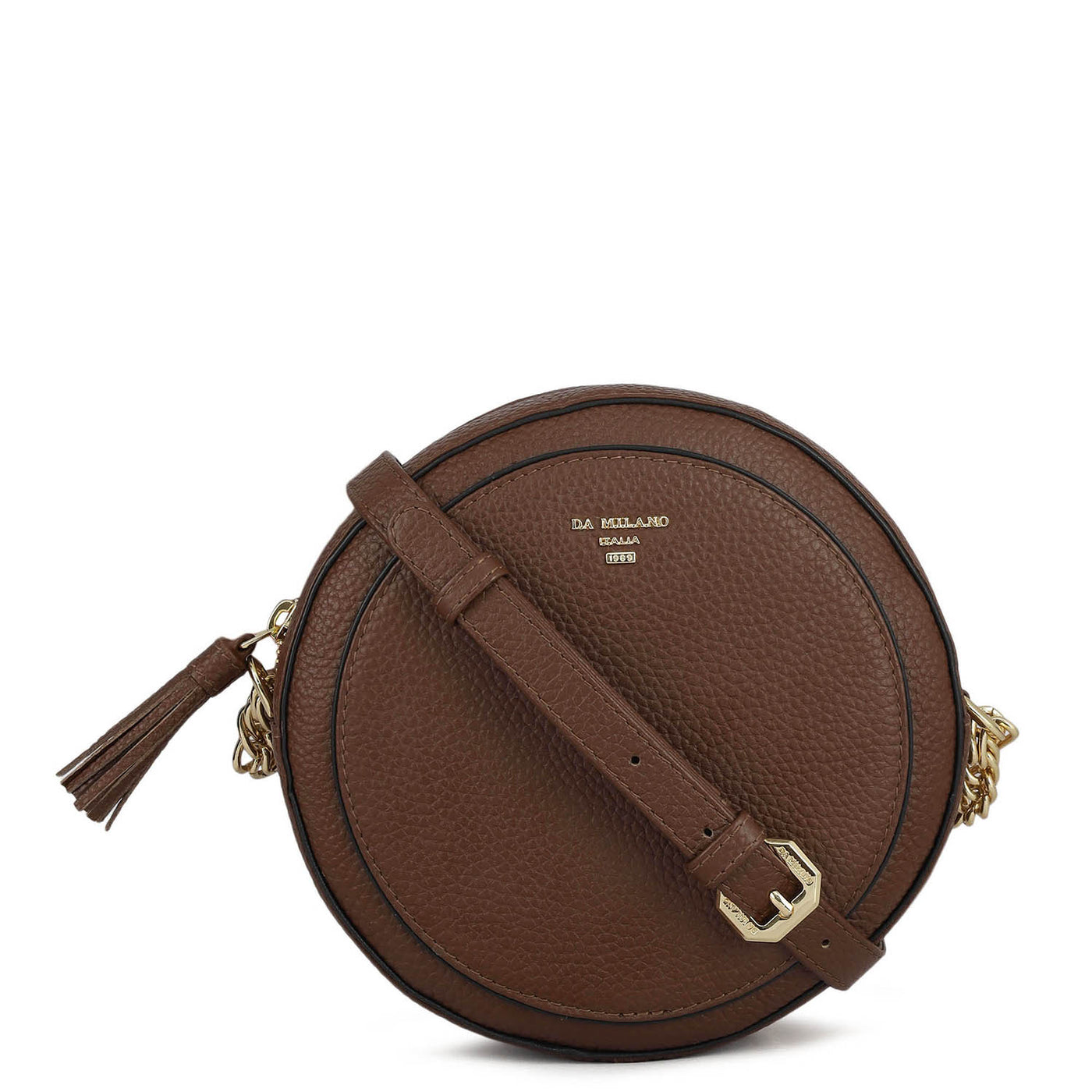 Small Wax Leather Sling - Espresso