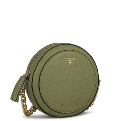 Small Wax Leather Sling - Fern
