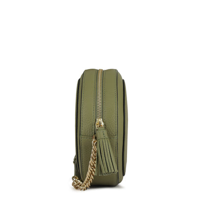 Small Wax Leather Sling - Fern