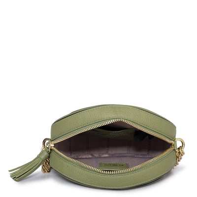 Small Wax Leather Sling - Fern