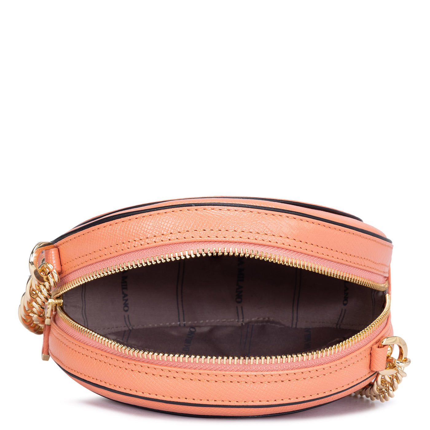 Small Franzy Leather Sling - Salmon