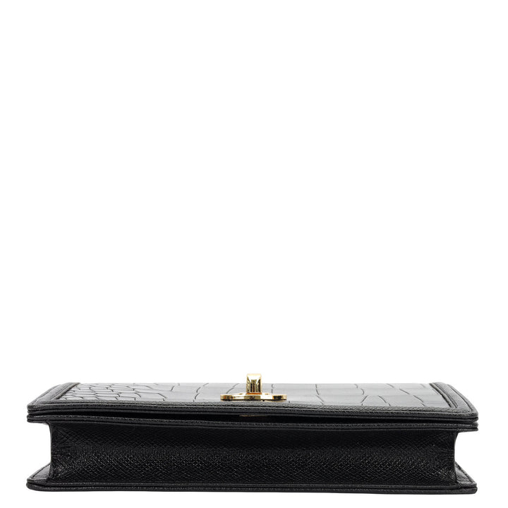 Classic Wallet On Chain - Black