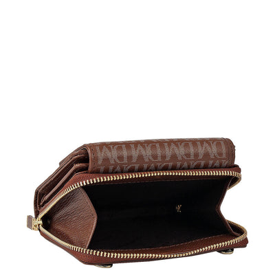 Monogram Leather Ladies Wallet - Date