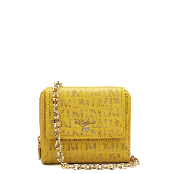 Monogram Leather Ladies Sling Wallet - Minion