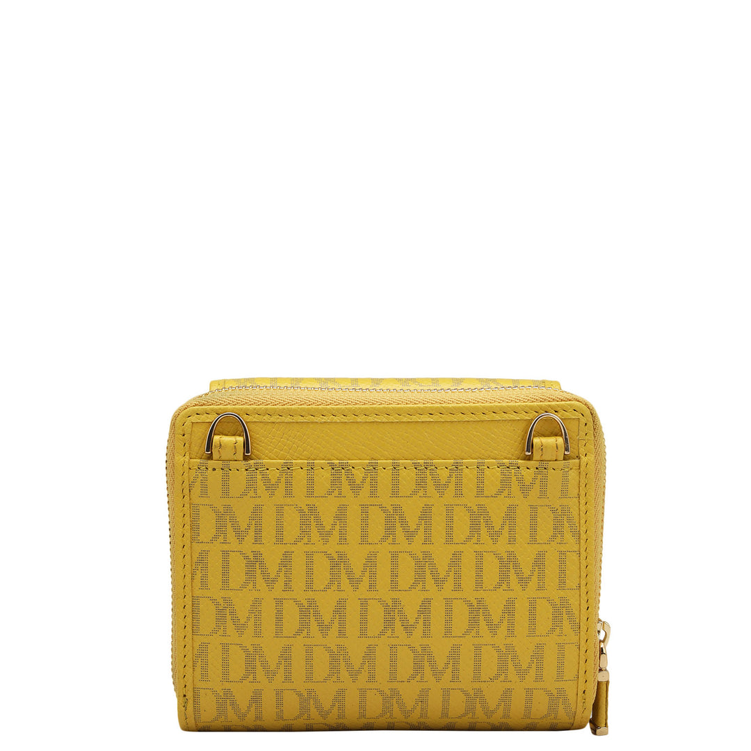 Monogram Leather Ladies Sling Wallet - Minion