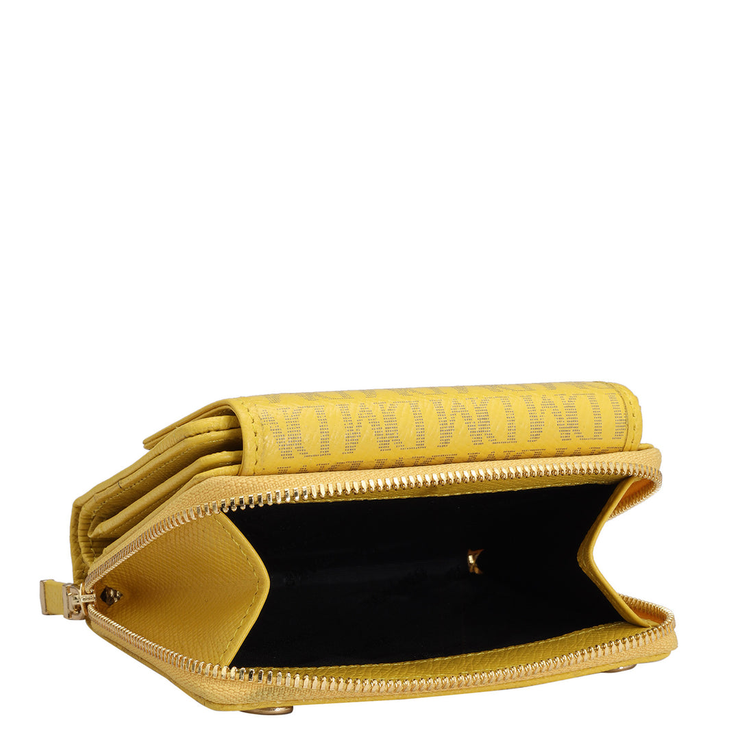 Monogram Leather Ladies Sling Wallet - Minion