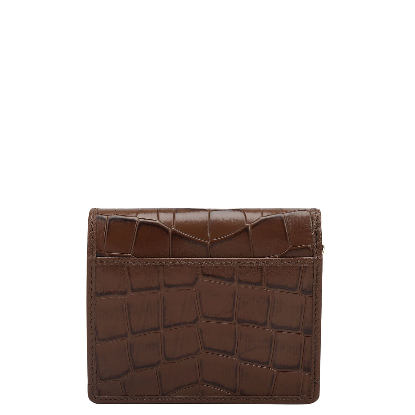 Croco Leather Ladies Sling Wallet - Date