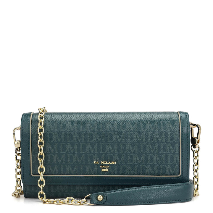 Monogram Leather Ladies Sling Wallet - Octane