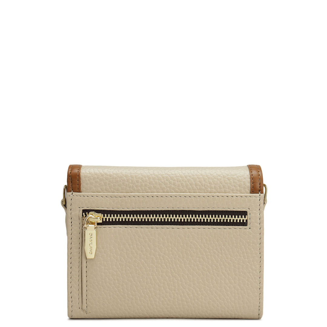 Wax Leather Ladies Wallet - Dove