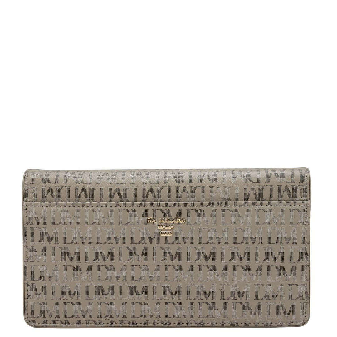 Monogram Franzy Leather Ladies Sling Wallet - Chalk