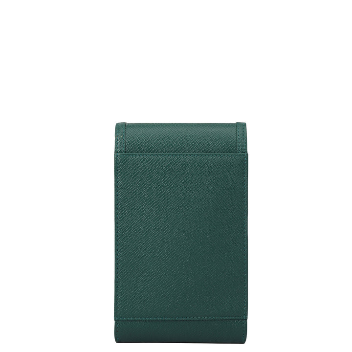 Franzy Leather Ladies Sling Wallet - Forest