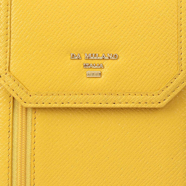 Franzy Leather Ladies Sling Wallet - Mustard