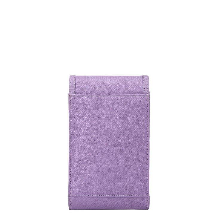 Franzy Leather Ladies Sling Wallet - Purple Haze