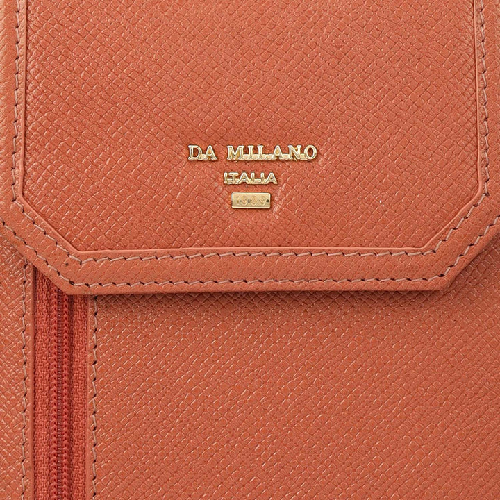 Franzy Leather Ladies Sling Wallet - Terracotta