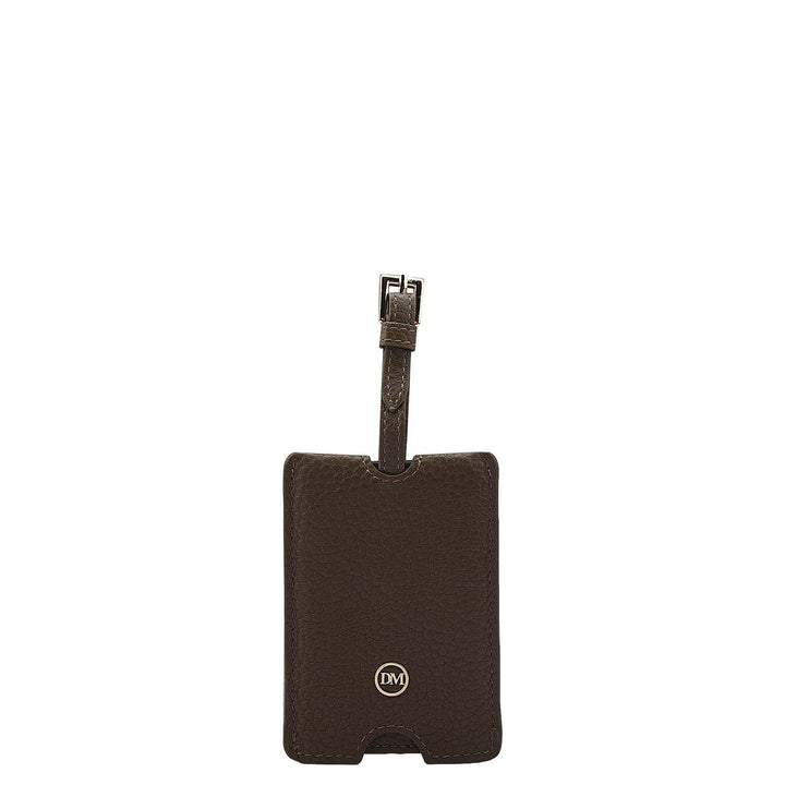 Wax Leather Luggage Tag - Moss