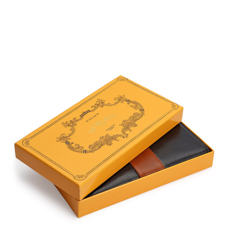 Plain Leather Continental Wallet