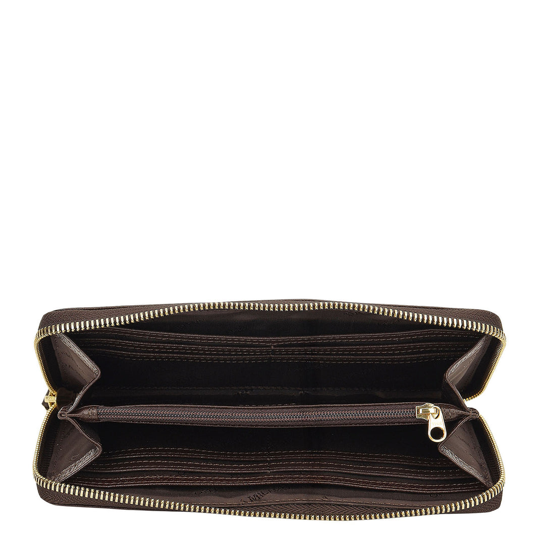 Classic Continental Wallet - Chocolate