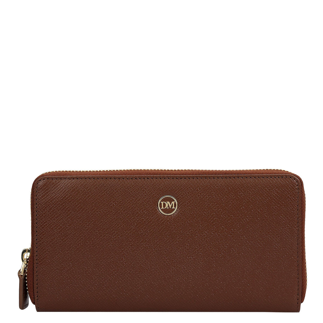Saffiano Leather Continental Wallet