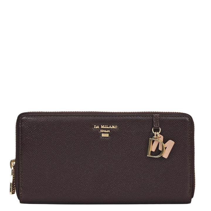 Franzy Leather Ladies Wallet - Chocolate