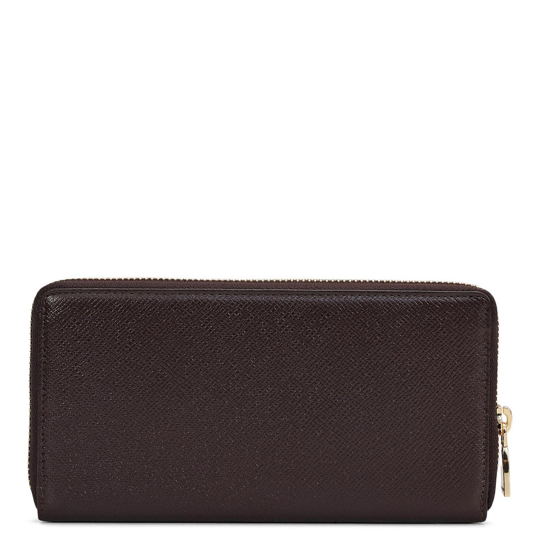Franzy Leather Ladies Wallet - Chocolate