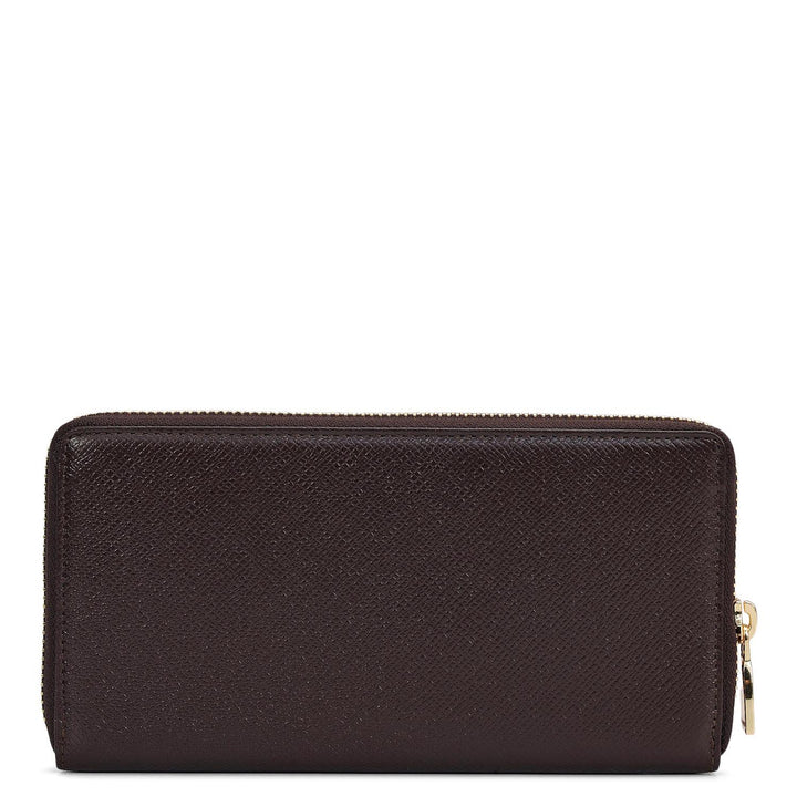 Franzy Leather Ladies Wallet - Chocolate