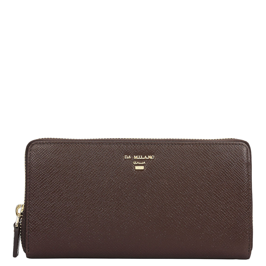 Saffiano Leather Continental Wallet