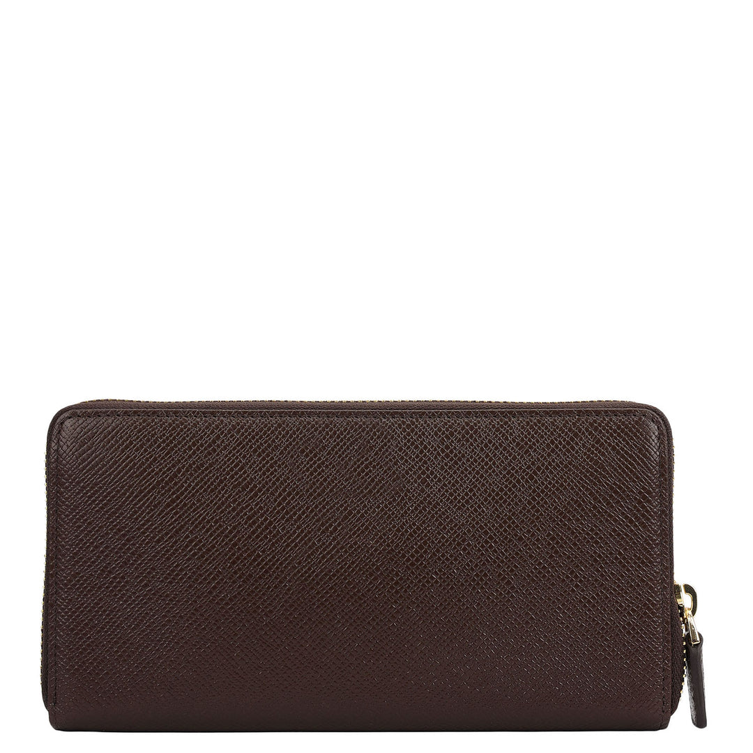 Saffiano Leather Continental Wallet