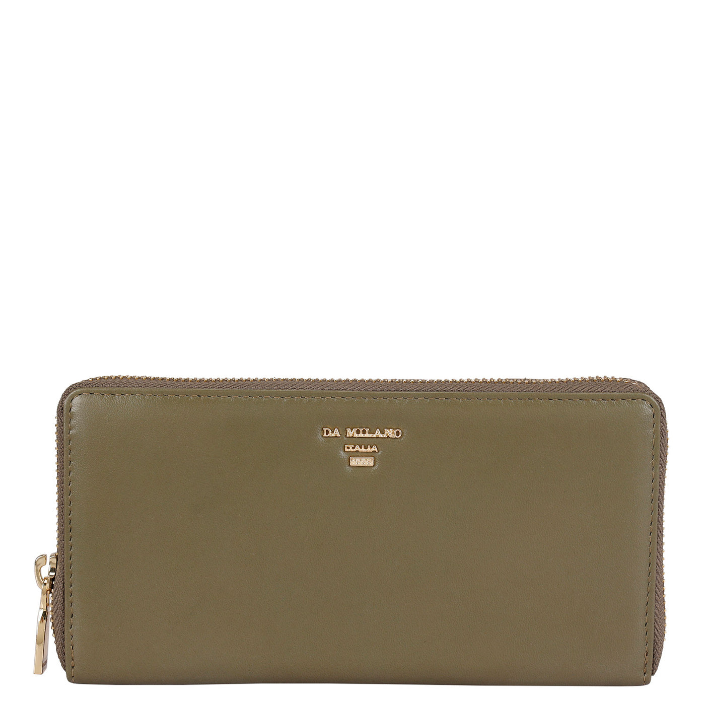 Plain Leather Ladies Wallet - Green