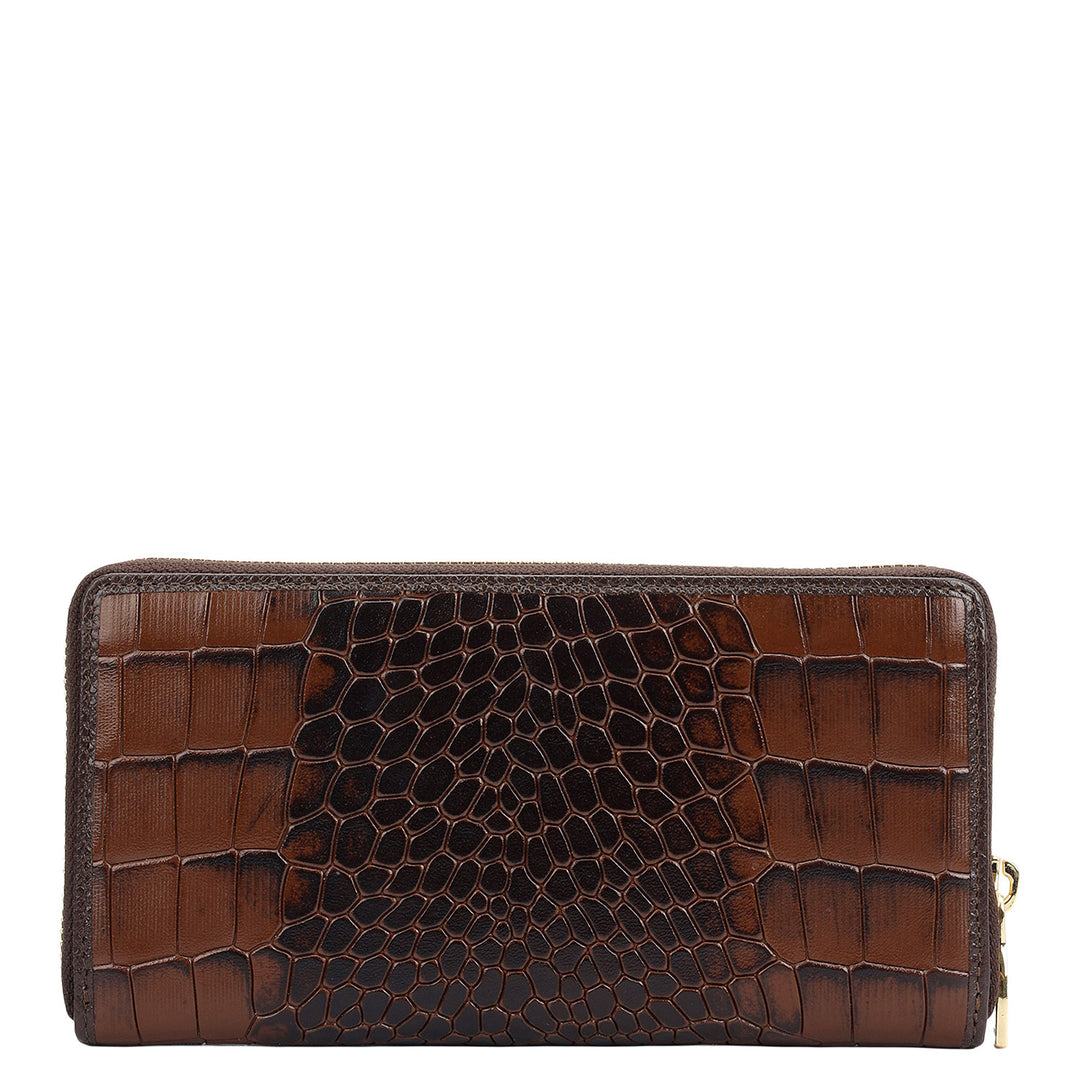 Classic Continental Wallet - Walnut