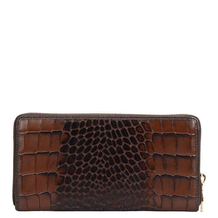 Classic Continental Wallet - Walnut