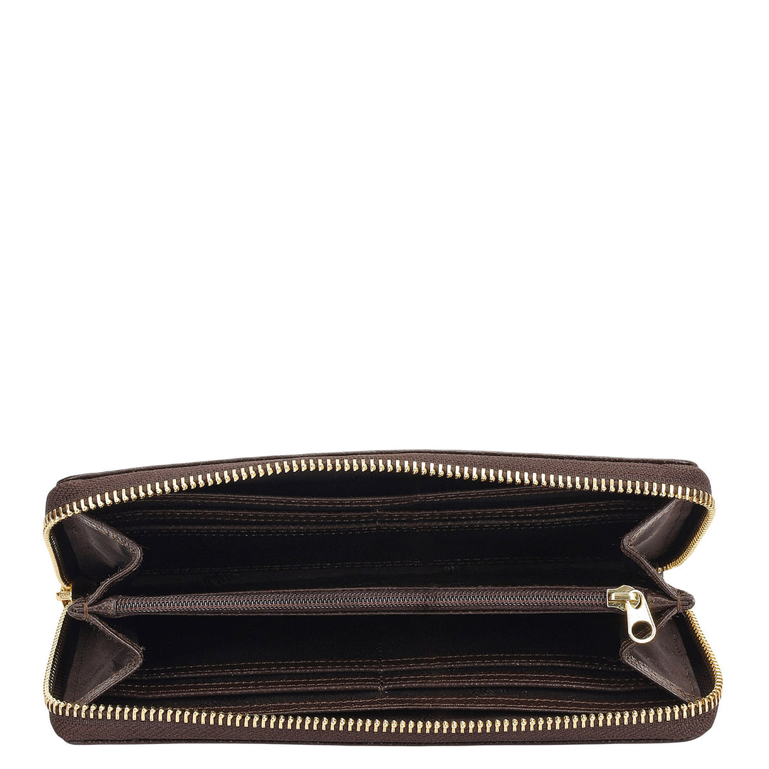Classic Continental Wallet - Walnut
