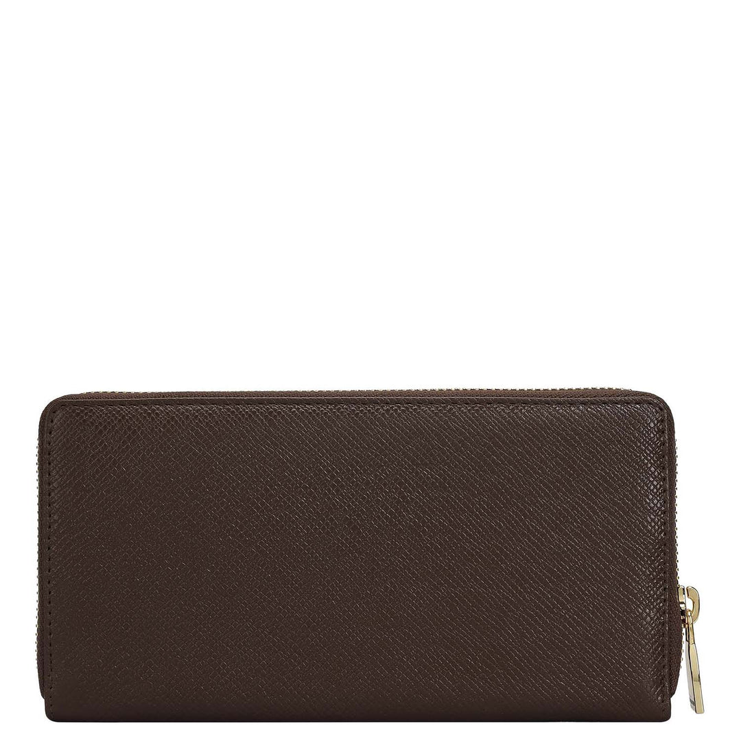 Franzy Leather Ladies Wallet - Walnut