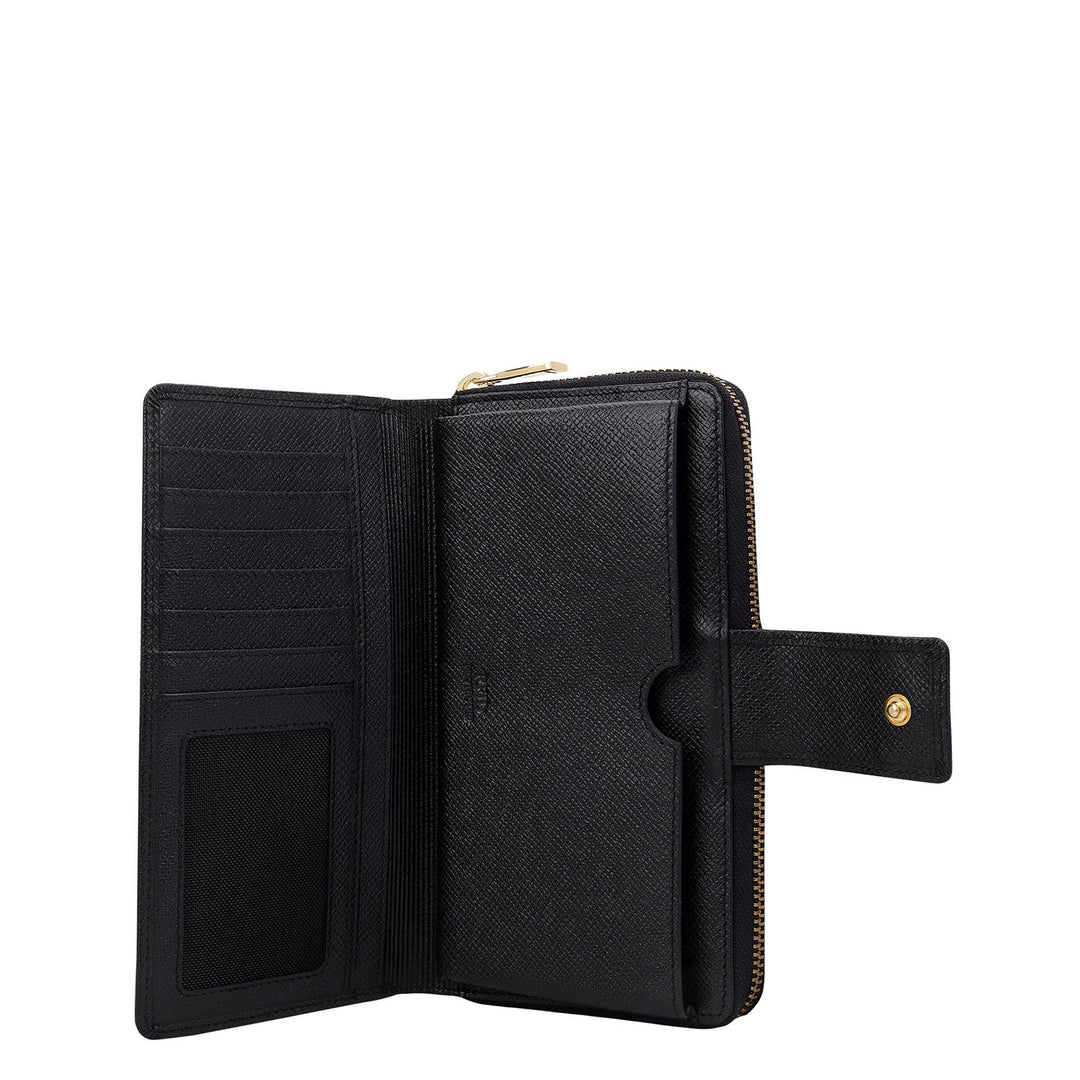 Classic Continental Wallet - Black