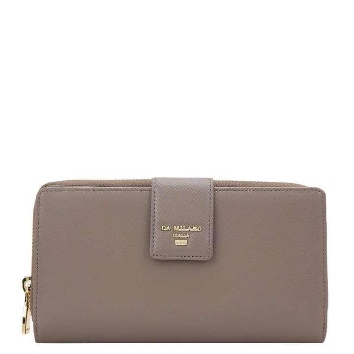 Classic Continental Wallet - Smoke Grey