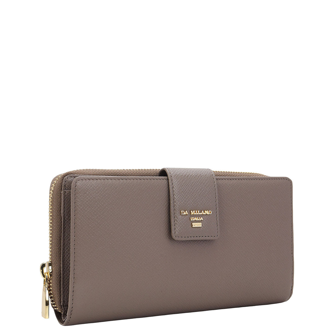 Classic Continental Wallet - Smoke Grey