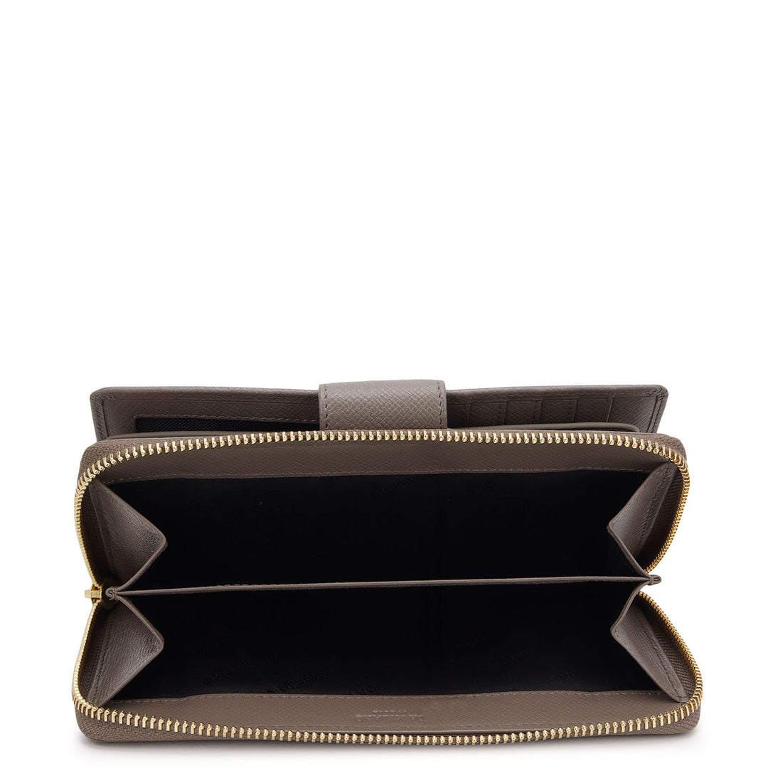 Classic Continental Wallet - Smoke Grey