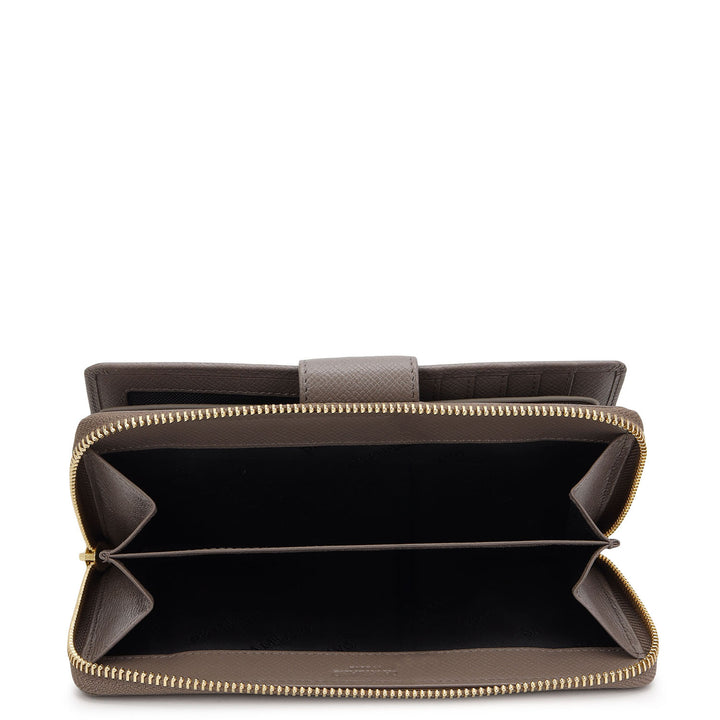 Classic Continental Wallet - Smoke Grey
