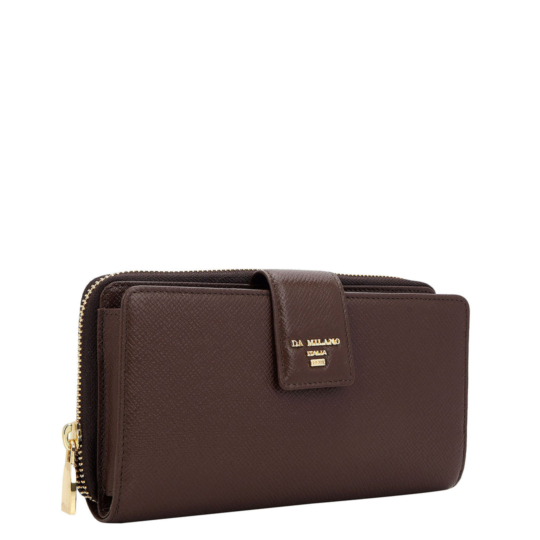 Classic Continental Wallet - Walnut
