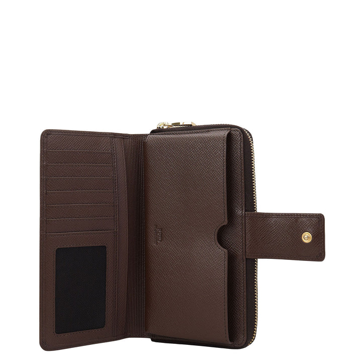 Classic Continental Wallet - Walnut