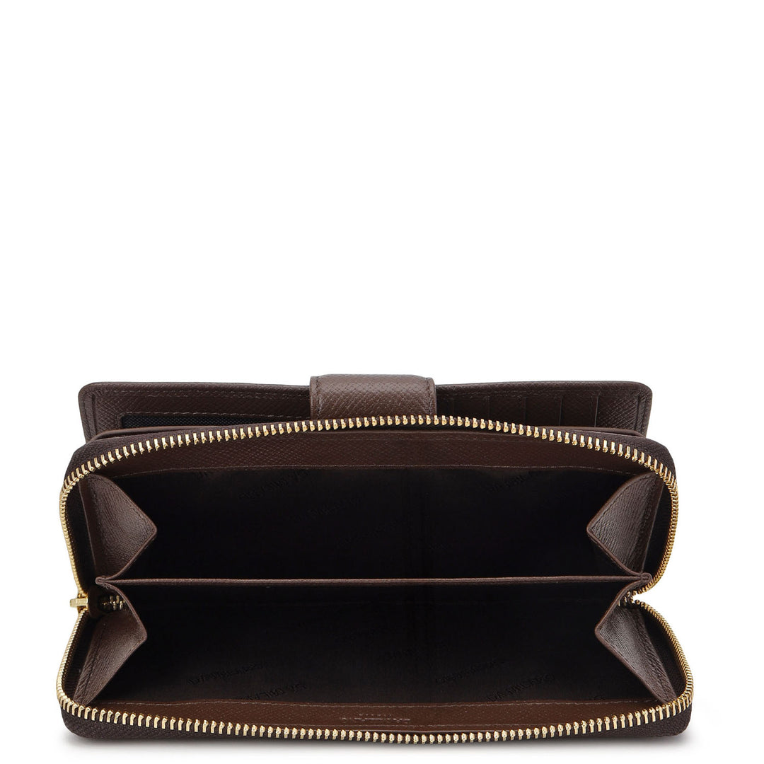 Classic Continental Wallet - Walnut