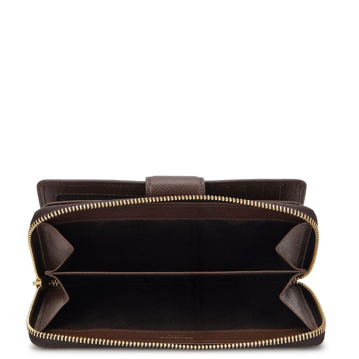 Classic Continental Wallet - Walnut