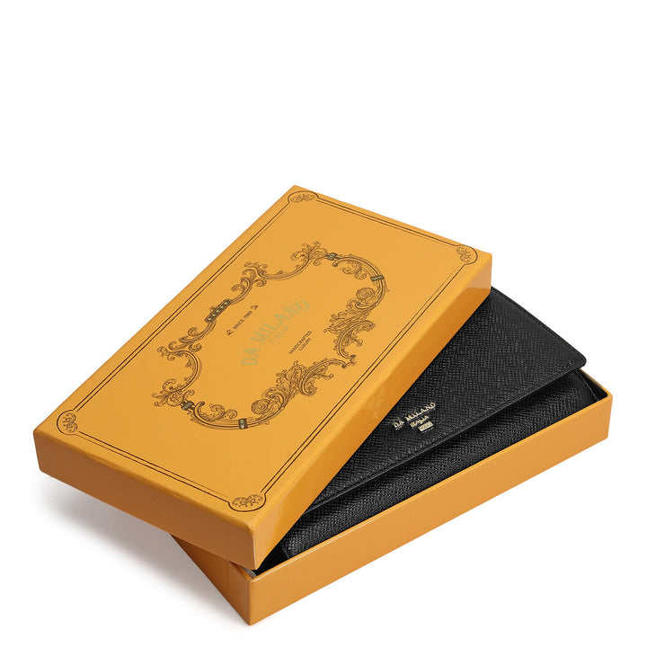 Franzy Leather Ladies Wallet - Black
