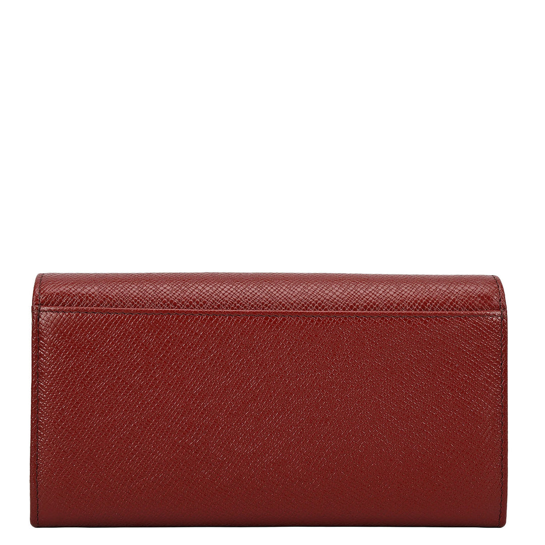 Franzy Leather Ladies Wallet - Cherry