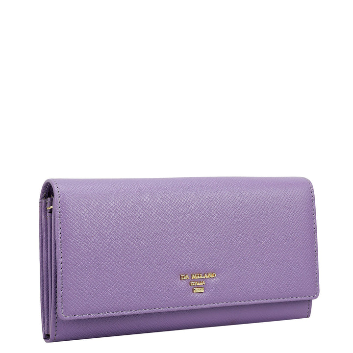 Franzy Leather Ladies Wallet - Purple Haze