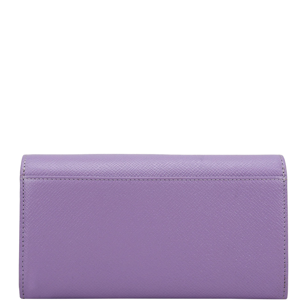Franzy Leather Ladies Wallet - Purple Haze