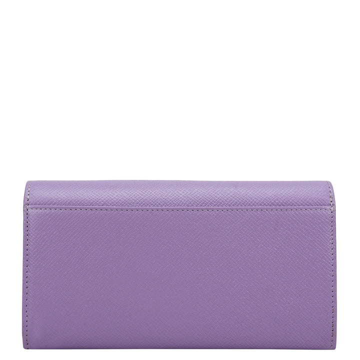 Franzy Leather Ladies Wallet - Purple Haze
