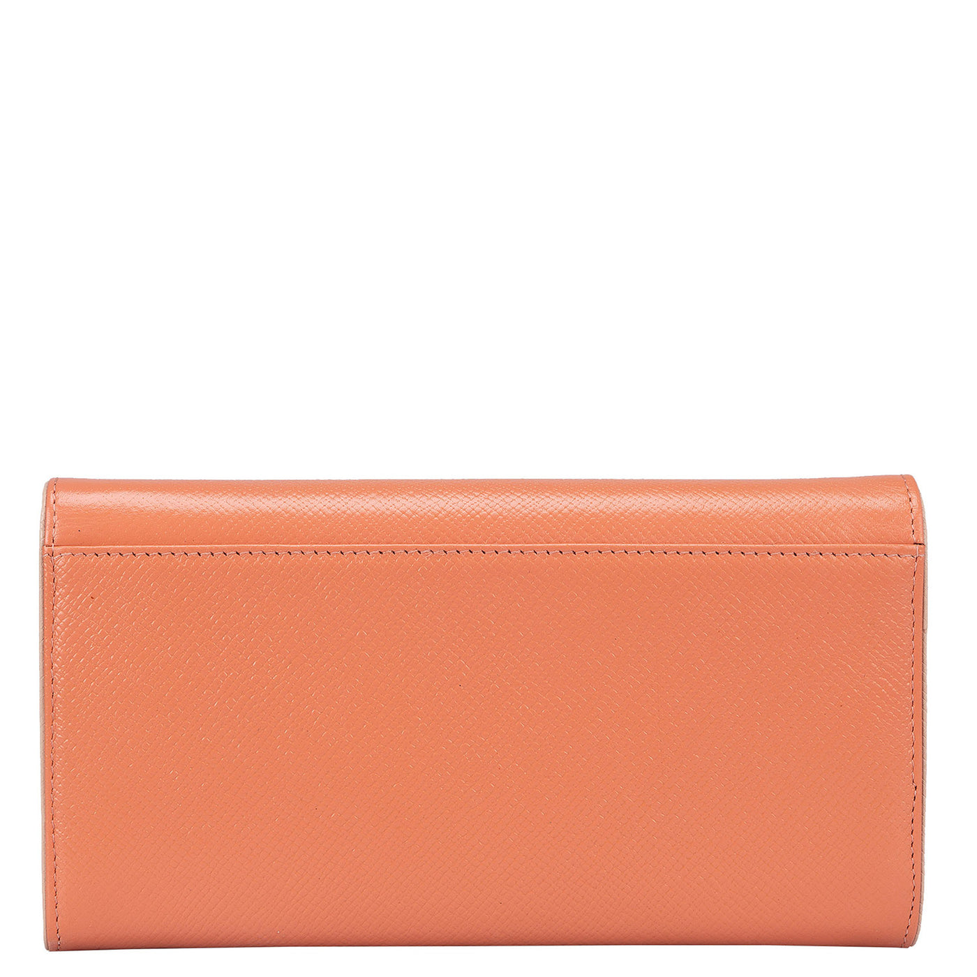 Franzy Leather Ladies Wallet - Salmon