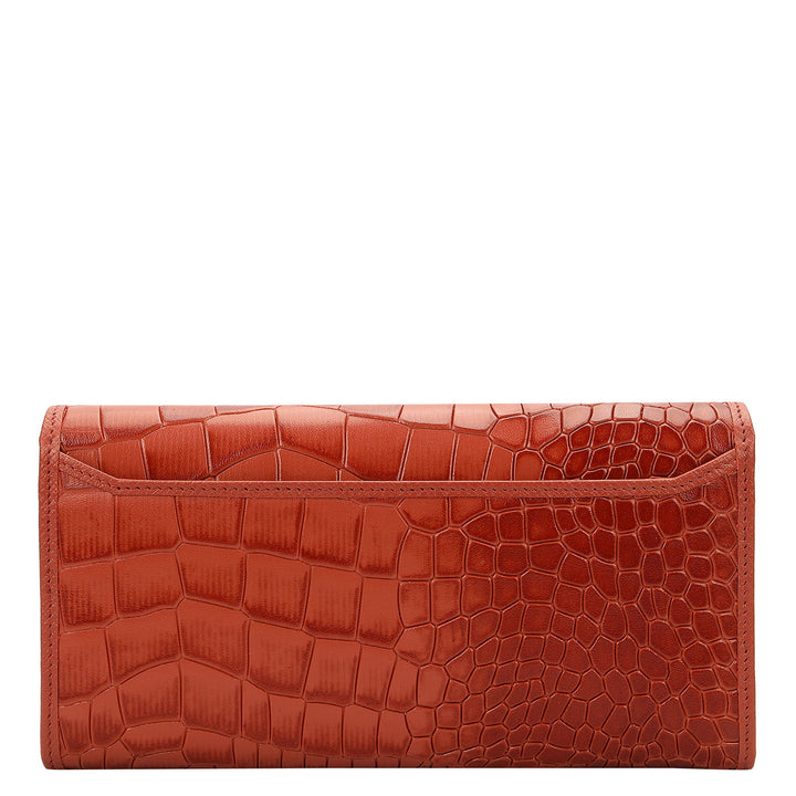 Classic Ladies Wallet - Brick